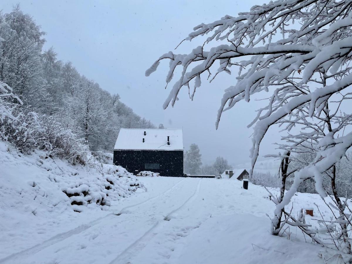 Czarny domek w górach Pieszyce Exterior foto